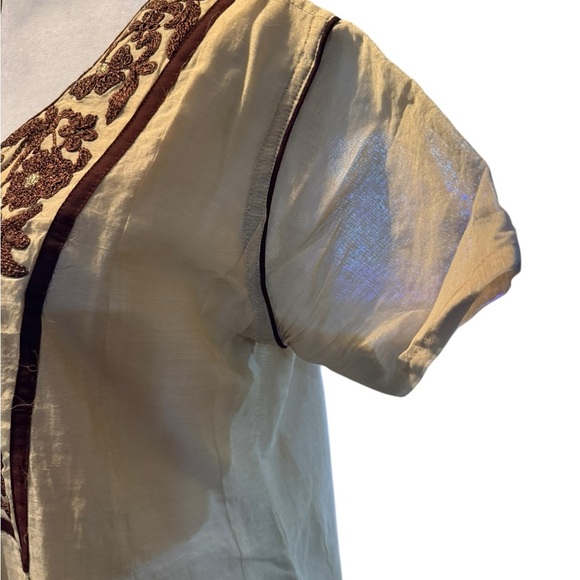 Women’s Indian embroidered lined short sleeve dress Size XXL - Picture 3 of 11